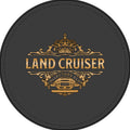 Cruiser Crown leather patch — gold crest engraved on a 2.5 inch black faux-leather circle with iron-on backing
